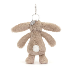 Jellycat Bashful Blossom Beige Bunny 'Petal' Bag Charm