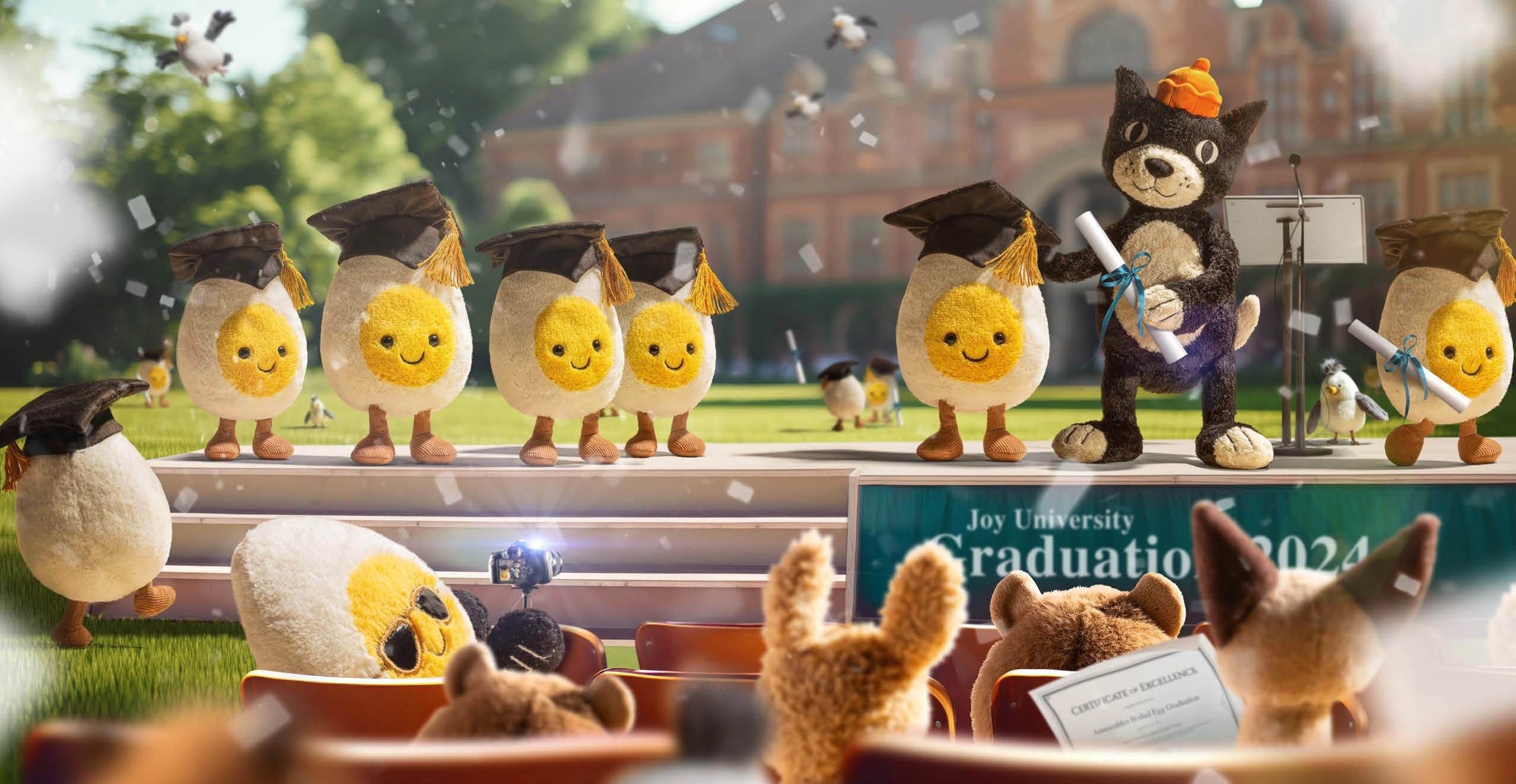 Jellycat Amuseable Boiled Egg Graduation